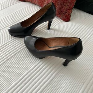 Clarks Classic Black Heels